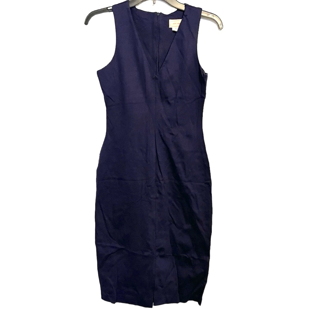 Love...Ady Navy Blue Knit Ponte Dress